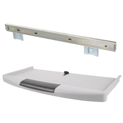 CANIGHT Tastaturablage-Set Schreibtisch Mit Gleitschrauben Verschiebbarer Tastaturhalter Für Tastatur Ausziehbare Tastaturständer Ablage CANIGHT Tastaturablage-Set Schreibtisch Mit Gleitschrauben Verschiebbarer Tastaturhalter Für Tastatur Ausziehbare Tastaturständer Ablage von CANIGHT