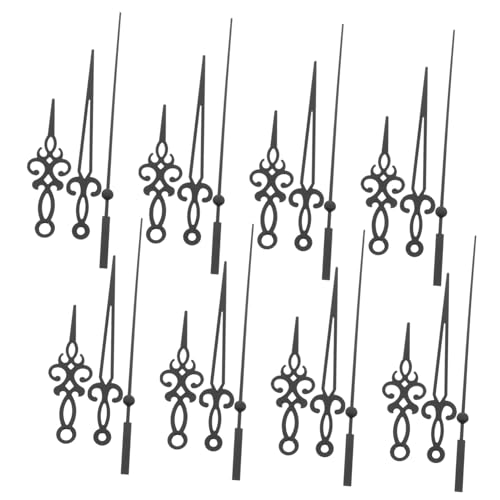 CANIGHT 10 Sätze Uhrzeigersatz für Wanduhren Teiliges DIY Reparaturset mit Lautlosen Uhrzeigern für und Austausch Ihrer Wanduhr Leicht und Installieren Hochwertige Verarbeitung für von CANIGHT