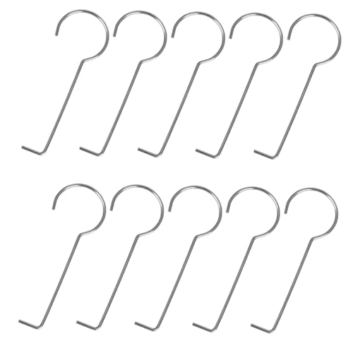 10 Stück Edelstahl Abfluss Hebehaken Für Bodenabläufe - Multifunktionale Werkzeuge Zum Entfernen Von Duschabflüssen Und Badewannenabflüssen Praktisches Zubehör Für Die Haushaltsreinigung von CANIGHT