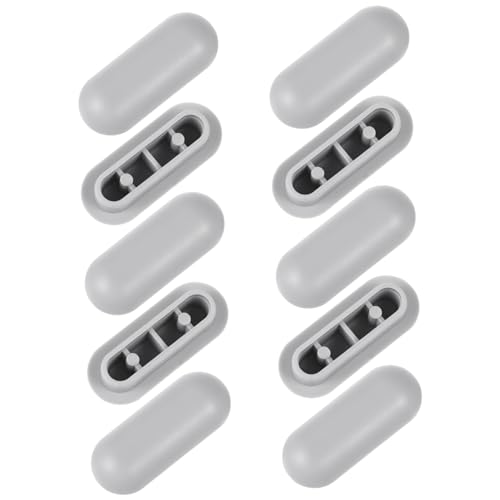 CANIGHT 10 Stück Toilettensitz Teilig Geräuschreduzierende Gummipuffer für Toilettensitz Selbstklebende Dichtungen für Wc Modelle Langlebig und Stabil Installieren von CANIGHT