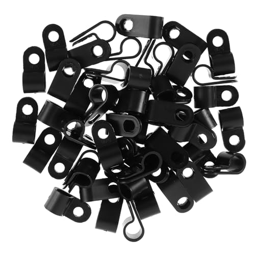 CANIGHT Befestigungsklemmen Für Lichtschläuche 100 Stück Drahthalter-clips Für Den Außen-/innenbereich Robust Für Terrassen- Küchen- Und Zaun von CANIGHT