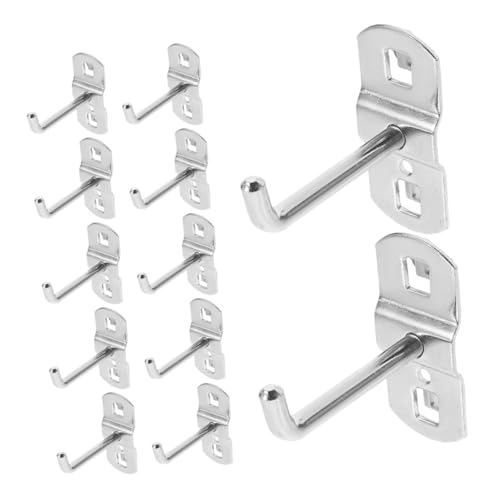 CANIGHT 12 Stück Metall Wandhaken für Stecktafel Robuste Werkzeughalter für Garage Einfache Montage Langlebig Zubehör für Ordnungssysteme und Werkzeuge CANIGHT 12 Stück Metall Wandhaken für Stecktafel Robuste Werkzeughalter für Garage Einfache Montage Langlebig Zubehör für Ordnungssysteme und Werkzeuge von CANIGHT