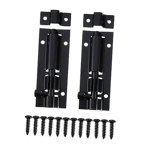 CANIGHT 2 Sätze Türbolzen Robuste Türsicherung mit Schlossloch für Geeignet für Innen und Außentüren Wetterfest und Langlebig für Garten und CANIGHT 2 Sätze Türbolzen Robuste Türsicherung mit Schlossloch für Geeignet für Innen und Außentüren Wetterfest und Langlebig für Garten und von CANIGHT