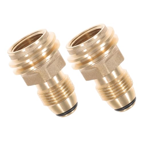 CANIGHT 2 Stück Adapter für Gasflasche Pol zu Verbindung für Grill und Camping Sicher Installieren Leicht Tragbar Langlebiges Material CANIGHT 2 Stück Adapter für Gasflasche Pol zu Verbindung für Grill und Camping Sicher Installieren Leicht Tragbar Langlebiges Material von CANIGHT