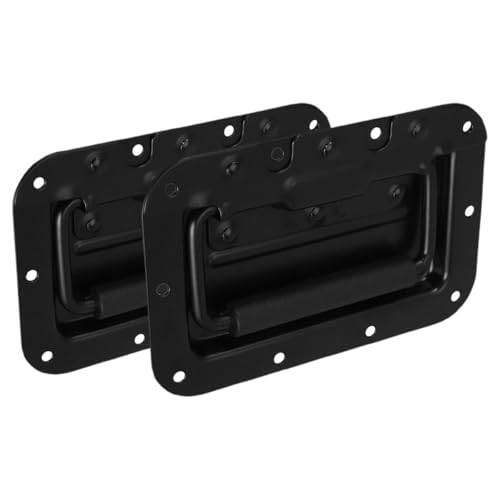 CANIGHT 2 Stück Federbelastete Metallgriffe Schwarz Einfache Installation für Werkzeugkästen und Möbel für Reisen und Geschäftliche Nutzung Stilvolles Design für Ansprechende CANIGHT 2 Stück Federbelastete Metallgriffe Schwarz Einfache Installation für Werkzeugkästen und Möbel für Reisen und Geschäftliche Nutzung Stilvolles Design für Ansprechende von CANIGHT