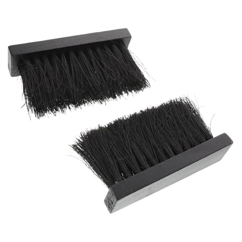 CANIGHT 2 Stück Kaminbürsten Ersatzbürstenkopf für Effektive Ascheentfernung Langlebig Robustem Pflanzenmaterial Passend für Holzöfen und Einfache Handhabung von CANIGHT