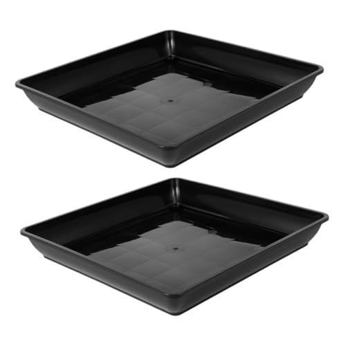 CANIGHT 2 Stück Pflanzenschalen Rechteckige Kunststoffuntersetzer für Blumentöpfe Wasserablauf Trays für Pflanzen Langlebige und Auslaufsichere Blumentopfuntersetzer für Innenbereich CANIGHT 2 Stück Pflanzenschalen Rechteckige Kunststoffuntersetzer für Blumentöpfe Wasserablauf Trays für Pflanzen Langlebige und Auslaufsichere Blumentopfuntersetzer für Innenbereich von CANIGHT