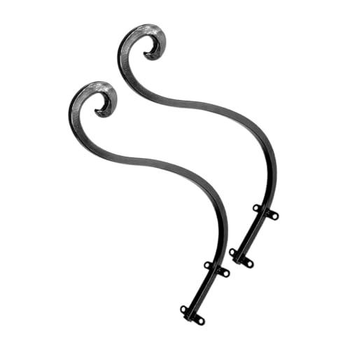 CANIGHT 2 Stück Wandhaken für Blumenampeln Robuste Eisenhalterung für Hängende Blumentöpfe für Garten Balkon und Terrasse Dekorative Pflanzenaufhängung CANIGHT 2 Stück Wandhaken für Blumenampeln Robuste Eisenhalterung für Hängende Blumentöpfe für Garten Balkon und Terrasse Dekorative Pflanzenaufhängung von CANIGHT