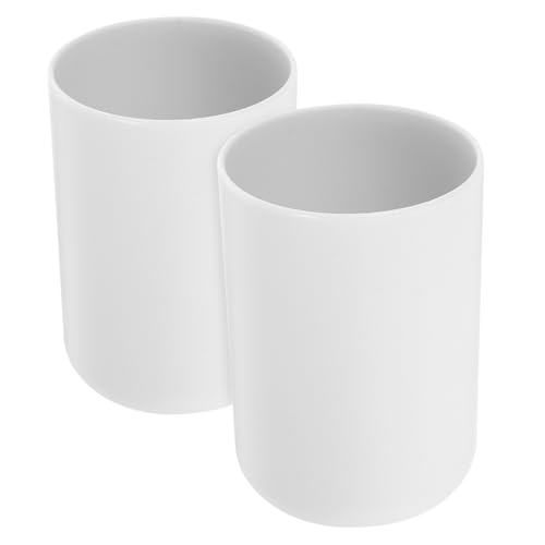 CANIGHT Eleganter Wiederverwendbarer Zahnputzbecher 300 Ml Weiß Für Badezimmer CANIGHT Eleganter Wiederverwendbarer Zahnputzbecher 300 Ml Weiß Für Badezimmer von CANIGHT