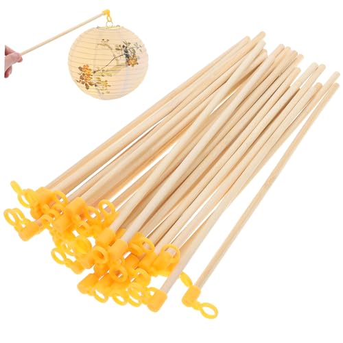 CANIGHT Laterne Für Draußen Laternenstäbe Aus Holz 35 Stück Praktisch Und Tragbar Für Feiertage Und Gemütliche Atmosphäre von CANIGHT