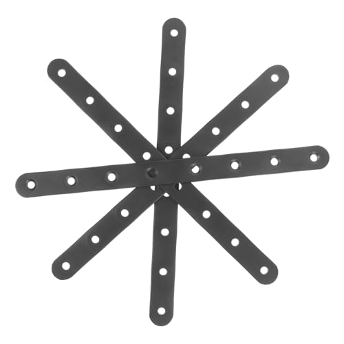 CANIGHT 4 Stück Flache Metallplatten Löcher Metallklammern Für Holz Metallzaunpfostenstützen Verbindungs- Und Reparaturklammern CANIGHT 4 Stück Flache Metallplatten Löcher Metallklammern Für Holz Metallzaunpfostenstützen Verbindungs- Und Reparaturklammern von CANIGHT