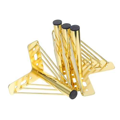 CANIGHT 4 Stück Möbelbeine Metall: Schrankfüße, Robuste Ersatzbeine Für Couchtisch, Sofa, Tv-ständer, Kommode, Stuhl, Möbelstütze von CANIGHT