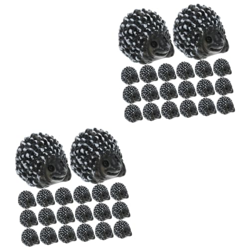 CANIGHT 40stücke Miniatur-Igel-Figuren Teiliges Resin Deko Gärten Puppenhäuser Und Mikro-landschaften Charmante Tierfiguren Für Kreative Dekorationen Blumenbeeten Und Töpfen von CANIGHT