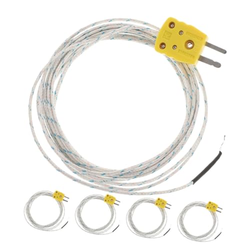 CANIGHT 5stücke Type Thermoelement Temperaturfühler Mit Kabel Präziser Temperatursensor Für Thermocouple Messgeräte Und Kompatibel Mit CANIGHT 5stücke Type Thermoelement Temperaturfühler Mit Kabel Präziser Temperatursensor Für Thermocouple Messgeräte Und Kompatibel Mit von CANIGHT