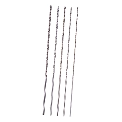 CANIGHT 5stücke Teiliges Set Extra Lange Auger Bohrer Aus Hochgeschwindigkeitsstahl Für Schwer Zugängliche Bereiche Langlebig Verschleißfest Und Leicht Zu Lagern von CANIGHT
