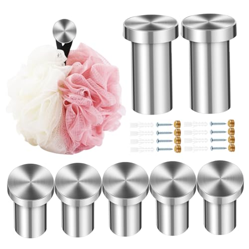CANIGHT 8 Stück Teiliges Handtuchhaken mit Schrauben Rostfrei Stabile Wandhalter für Badezimmer Küche Vielseitige Garderobenhaken zur Sicheren Wandmontage CANIGHT 8 Stück Teiliges Handtuchhaken mit Schrauben Rostfrei Stabile Wandhalter für Badezimmer Küche Vielseitige Garderobenhaken zur Sicheren Wandmontage von CANIGHT