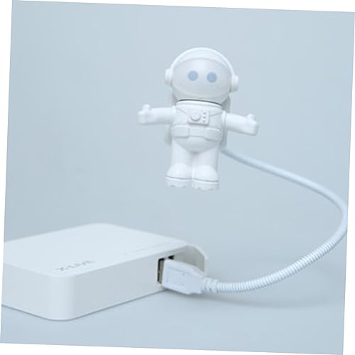 CANIGHT Flexible Astronaut USB Nachtlicht USB LED Tischlampe Für Schlafzimmer Nachttischlampe Mit Augenschutz Und Sanfter Beleuchtung Für Laptop Und PC von CANIGHT