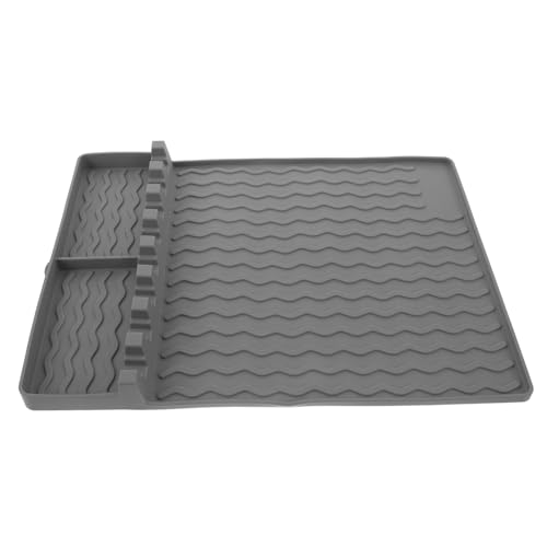 CANIGHT Grill Seitenablage Matte Hitzebeständig rutschfeste Grillwerkzeugunterlage für Küche und BBQ Vielseitige Silikonmatte mit Fächern für Spatel Zangen und Gewürze CANIGHT Grill Seitenablage Matte Hitzebeständig rutschfeste Grillwerkzeugunterlage für Küche und BBQ Vielseitige Silikonmatte mit Fächern für Spatel Zangen und Gewürze von CANIGHT