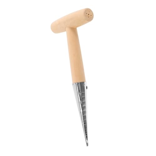 CANIGHT Hand Dibber mit Holzgriff Gartenwerkzeug zum Pflanzen von Gemüse und Sukkulenten zum Löcherstechen und Umpflanzen Langlebig und Robust für Gartenliebhaber CANIGHT Hand Dibber mit Holzgriff Gartenwerkzeug zum Pflanzen von Gemüse und Sukkulenten zum Löcherstechen und Umpflanzen Langlebig und Robust für Gartenliebhaber von CANIGHT