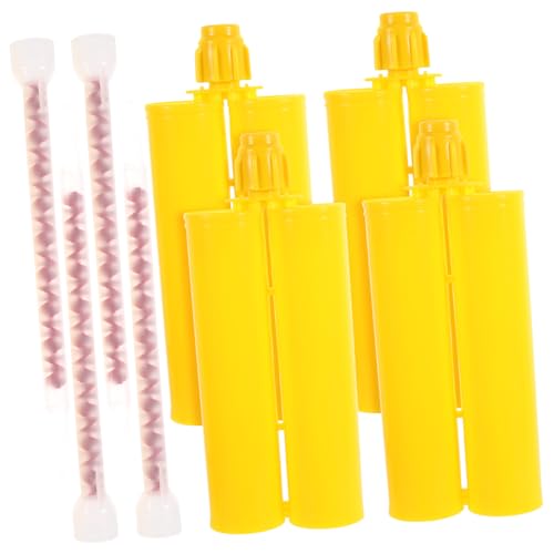 CANIGHT 4sätze Nachfüllbare Silikonspritzen Universelle Dichtungsröhren Für Fliesen Hochwertige Kunststoffmaterialien Kapazität Praktisches Werkzeug Für Heimwerker Und Profis von CANIGHT