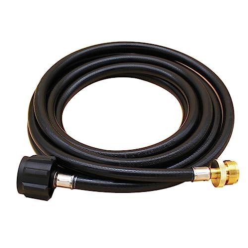 CANIGHT Schlauchadapter Lb Lb Tankkonverter mit Robustem Messinganschluss Wetterbeständigem Gummischlauch Sicherer Gasverbindung für Laternen Campingkocher und Tragbare Grills von CANIGHT