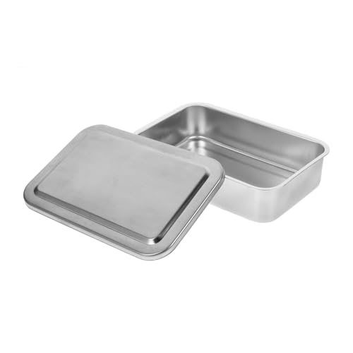 CANIGHT Tablett Aus Edelstahl Tabletts Für Medizinische Instrumente Metalltabletts Edelstahltablett Laborbedarf Tabletts Für Instrumente Flaches Tablett Medizinisches Tablett von CANIGHT