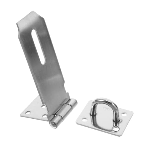 CANIGHT Türverriegelung Hasp Schloss für Garten Schuppen und Schranktüren Robust Installieren Vielseitig Einsetzbar Schrauben Platzsparend CANIGHT Türverriegelung Hasp Schloss für Garten Schuppen und Schranktüren Robust Installieren Vielseitig Einsetzbar Schrauben Platzsparend von CANIGHT