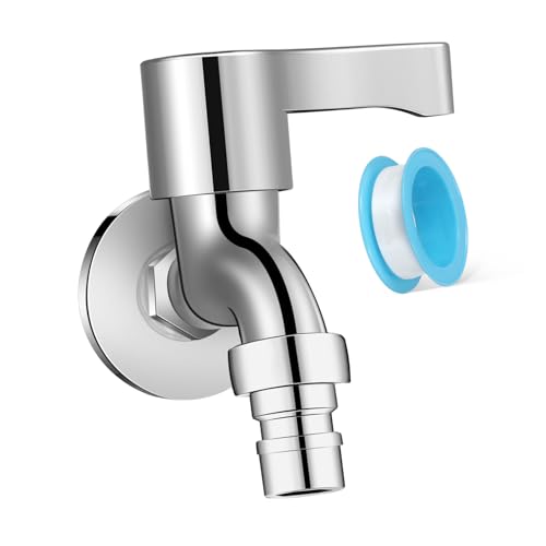 CANIGHT Waschmaschine Hochwertigem Kaltwasserhahn für Garten und Badezimmer Wandmontage mit Sicherer Verbindung Robust und Langlebig Design CANIGHT Waschmaschine Hochwertigem Kaltwasserhahn für Garten und Badezimmer Wandmontage mit Sicherer Verbindung Robust und Langlebig Design von CANIGHT