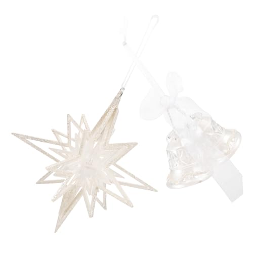 CANIGHT 2stücke Weihnachtsbaum -Dekoration Stern Für Festliche Baum-hängedekoration Für Weihnachten Neujahr Und Partys CANIGHT 2stücke Weihnachtsbaum -Dekoration Stern Für Festliche Baum-hängedekoration Für Weihnachten Neujahr Und Partys von CANIGHT