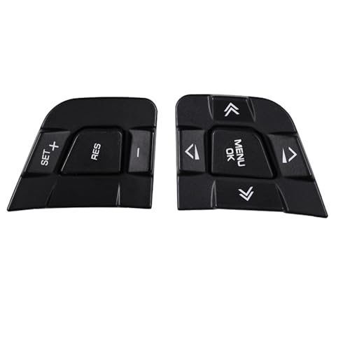 LR095540 LR095537 Lenkradsteuerschalter Tastenabdeckung Zierleisten-Set vorne links und rechts Verschleißfeste Lenkradtastenabdeckung Kompatibel mit Land Rover Discovery Sport 2015-2019, Range Rover LR095540 LR095537 Lenkradsteuerschalter Tastenabdeckung Zierleisten-Set vorne links und rechts Verschleißfeste Lenkradtastenabdeckung Kompatibel mit Land Rover Discovery Sport 2015-2019, Range Rover von CANJPTON