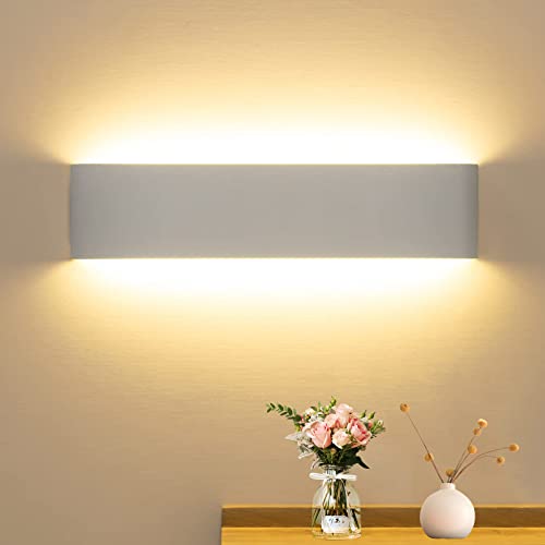 CANMEIJIA Wandleuchte LED Moderne Wandlampe Innen 16W 3000K Innen Wandbeleuchtung LED Wandleuchten aus Aluminium Up Down Licht für Schlafzimmer Wohnzimmer Treppen Korridor Kinderzimmer, Weiß CANMEIJIA Wandleuchte LED Moderne Wandlampe Innen 16W 3000K Innen Wandbeleuchtung LED Wandleuchten aus Aluminium Up Down Licht für Schlafzimmer Wohnzimmer Treppen Korridor Kinderzimmer, Weiß von CANMEIJIA