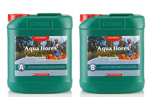 Canna Aqua Flores A plus B (Flower), 5 L Set von CANNA