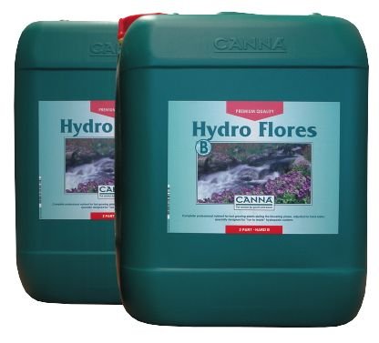 Grow Fertilizer Canna Hydro Flores Hard Water A+B (2x5L) von CANNA