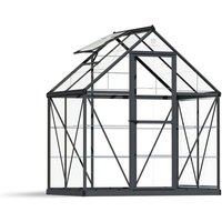 Palram - Canopia Aluminium Gewächshaus Harmony 64 grau 125x185x208 cm von CANOPIA BY PALRAM