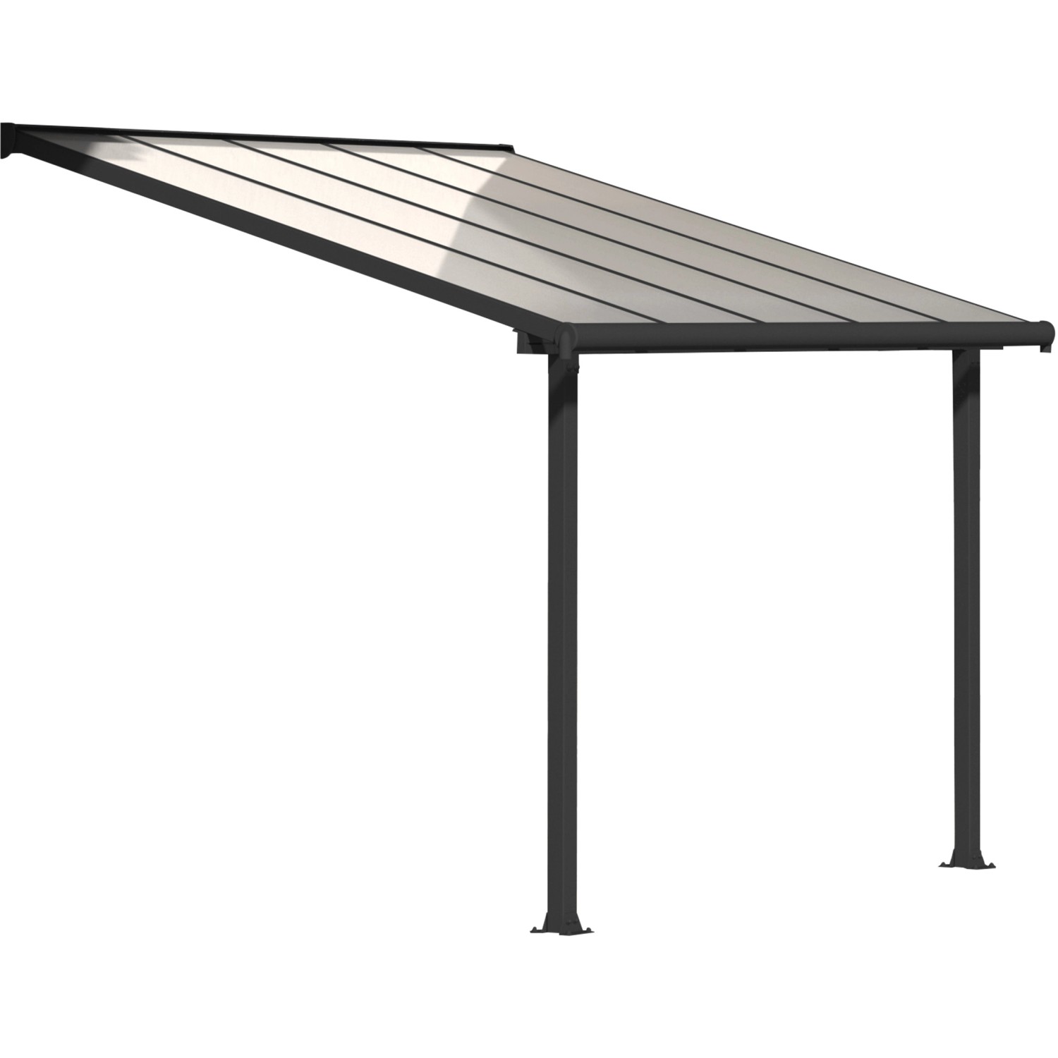 Palram - Canopia Olympia 3 x 3.1 Terrassenüberdachung Anthrazit klar Palram - Canopia Olympia 3 x 3.1 Terrassenüberdachung Anthrazit klar von Palram - Canopia