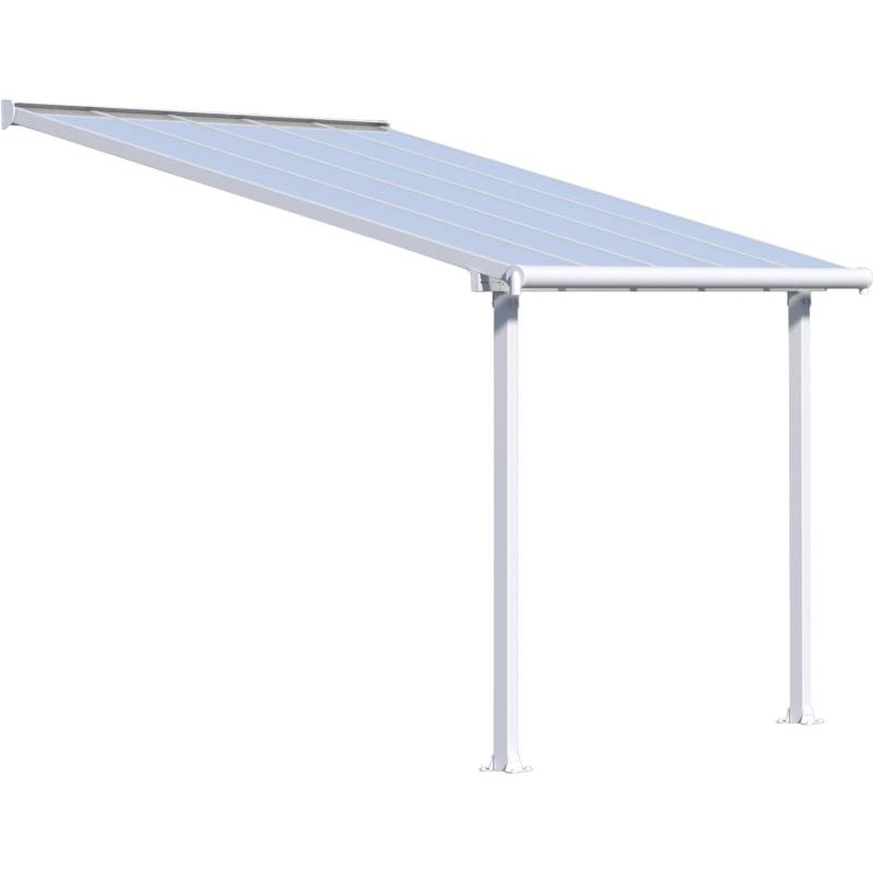 Palram - Canopia  Olympia 3 x 3.1 Terrassenüberdachung Weiß klar von Palram - Canopia