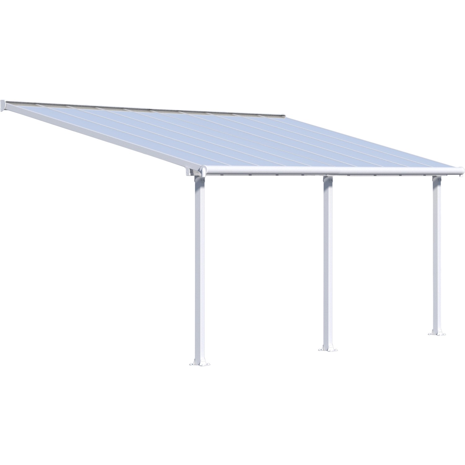 Palram - Canopia Olympia 3 x 6.1 Terrassenüberdachung Weiß klar Palram - Canopia Olympia 3 x 6.1 Terrassenüberdachung Weiß klar von Palram - Canopia