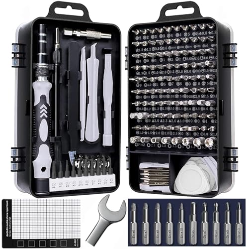 CANOPUS Feinmechaniker Schraubendreher Set 140 in 1 - Handy Reparatur Werkzeug, Feinwerkzeug, Precision Screwdriver, Präzisionsschraubendreher für Mini PC und Micro Anwendungen von CANOPUS