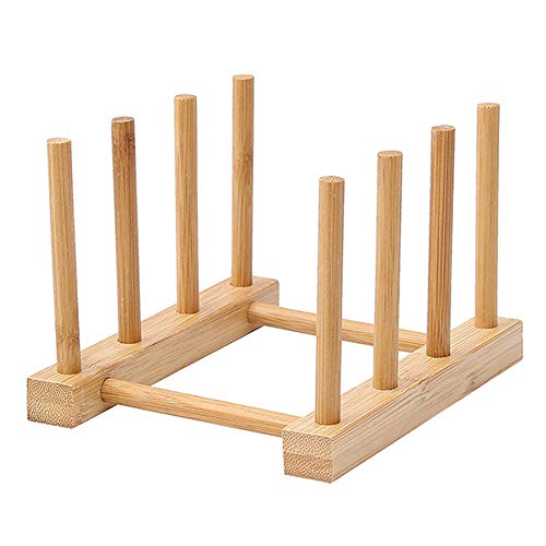 Geschirrabtropfgestell Aus Holz Abtropfgestell Aufbewahrung Abtropfgestell Tellerständer Holz Tellerständer 3 Gitter Dish Rack Dishes Geschirrkorb Für Teller Schüssel Tassen Topf Deckel Schneidebrett von CANRNYACBZ