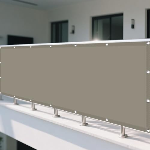 Sonnensegel 225 x 235 cm Rechteckig Wasserdicht 98% UV Schutz Sonnendach Beschattung mit Ösen Segeltuch 4 × 1.5 M Seile für Garten Terrasse Balkon Schwimmbad, Khaki Sonnensegel 225 x 235 cm Rechteckig Wasserdicht 98% UV Schutz Sonnendach Beschattung mit Ösen Segeltuch 4 × 1.5 M Seile für Garten Terrasse Balkon Schwimmbad, Khaki von CAOBAOF