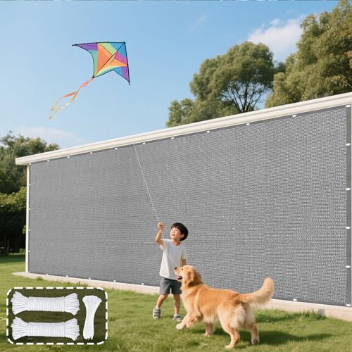 Sonnensegel Rechteckig 540 x 790 cm Rechteckig Atmungsaktiv 98% UV Schutz Regenschutz Überdachung Vielen Größen mit Spannseilen für Garten Terrasse Outdoor Camping, Hellgrau Sonnensegel Rechteckig 540 x 790 cm Rechteckig Atmungsaktiv 98% UV Schutz Regenschutz Überdachung Vielen Größen mit Spannseilen für Garten Terrasse Outdoor Camping, Hellgrau von CAOBAOF