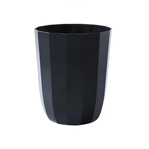 Abfalleimer, 10 l, für Haushalt, Wohnzimmer, Schlafzimmer, Papierkorb, Badezimmer, Küche, ausziehbarer Mülleimer, Klassifizierung, einfacher Badezimmer-Mülleimer (schwarz) von CAOJLjiaxiang-2012