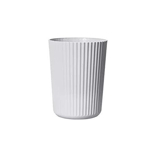 Abfalleimer, runder Mülleimer, Schlafzimmer, Küche, Wohnzimmer, ungedeckte Größe, Kunststoff, mehrfarbig, Papierkorb, Mülleimer, Badezimmer, Mülleimer (Gris, Medium) von CAOJLjiaxiang-2012