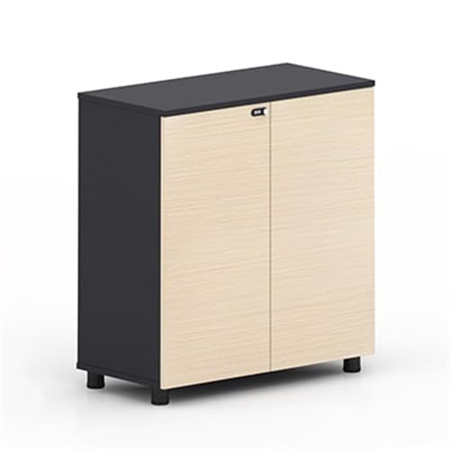 Aktenschrank, Büroschrank, Aktenschrank, Holz, Doppeltür, Aktenschrank mit Zahlenschloss, zwei Fächern, kleiner Seitenschrank, Büroschrank von CAOJLjiaxiang-2012