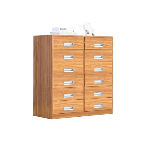 Aktenschrank, multifunktionaler Aufbewahrungsschrank, 6 Schichten großer Kapazität, Schubladenschrank, Metall, Daten-Organizer, Schrank, Aktenschrank, Büroschrank (Natur) von CAOJLjiaxiang-2012