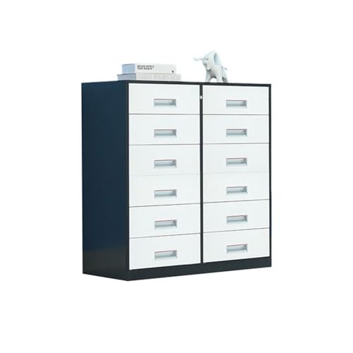 Aktenschrank, multifunktionaler Aufbewahrungsschrank, 6 Schichten großer Kapazität, Schubladenschrank, Metall, Datendatei-Organizer, Aktenschrank, Büroschrank (mehrfarbig) von CAOJLjiaxiang-2012