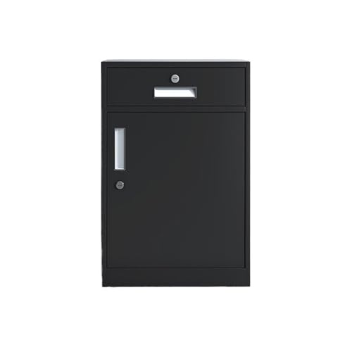 Aktenschrank unter dem Schreibtisch, Daten-Organisationsschrank, Aktenschrank, Büro-Aufbewahrungsschrank mit Schloss, beweglicher Schrank, Büroschrank (schwarz) von CAOJLjiaxiang-2012