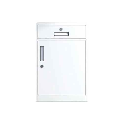 Aktenschrank unter dem Schreibtisch, Daten-Organisationsschrank, Aktenschrank, Büro-Aufbewahrungsschrank mit Schloss, beweglicher Schrank, Büroschrank (weiß) von CAOJLjiaxiang-2012