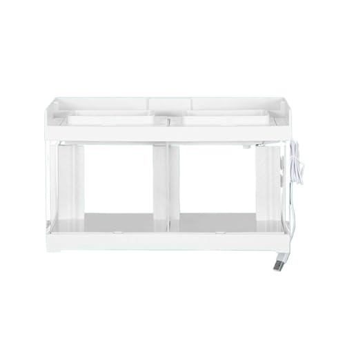 Aquarium Kreative Kampffische Aquarium Acryl Transparent Desktop 2 Fächer Spezial Tank für Meeresfischzucht Aquarium von CAOJLjiaxiang-2012