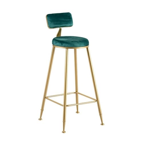 Barhocker, Stühle, grünes Eisen, Barhocker für Zuhause, lässig, Restaurant, Bar, Hochstuhl, 2-teiliges Set, Barhocker von CAOJLjiaxiang-2012